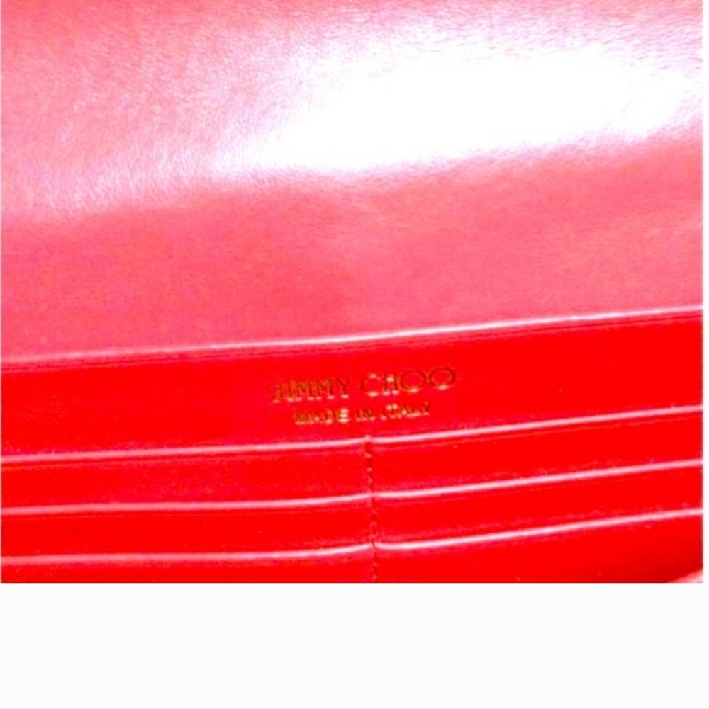 Jimmy Choo Red Python Crossbody Bag - image 9